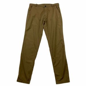 Lululemon Mens Casual Pants 34 Tan Khaki Pockets